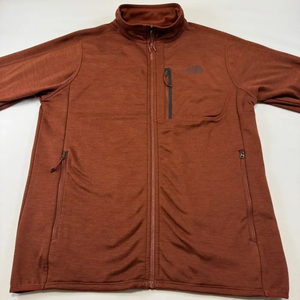 The North Face Men's Canyonlands Full Zip Jacket, Brickhouse Red, Medium
